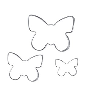 Cortador de Borboleta Mini 3 pç