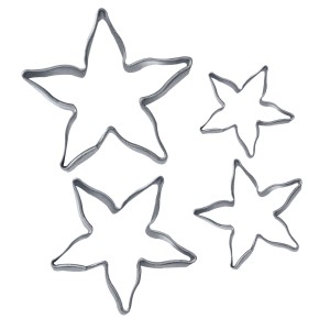 CORTADOR DE INOX - FLOR 4 PEÇAS