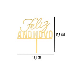 TOPO DE BOLO - FELIZ ANO NOVO