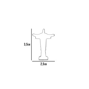 CORTADOR DE INOX-  MINI CRISTO REDENTOR