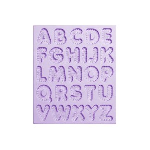 Molde de Alfabeto Maiúsculo Tecido