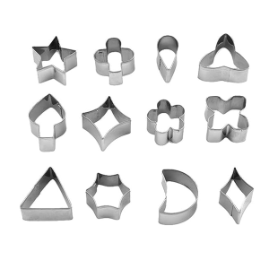 Cortador de Formas Geométricas Mini 12 pç