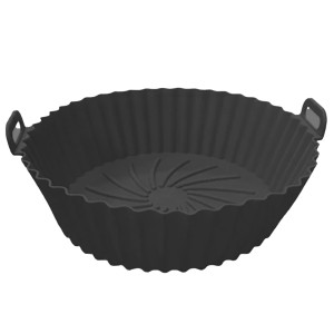 FORMA SILICONE AIRFRYER REDONDA 20CM PRETA