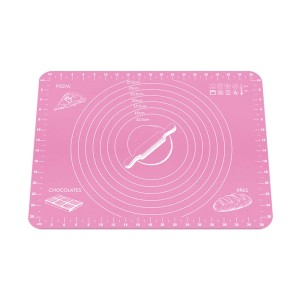 TAPETE MULTIUSO EM SILICONE - 40x30 CM - ROSA