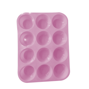 FORMA EM SILICONE PARA CUPCAKES COM 12 CAVIDADES - 29CM