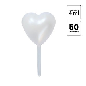PACOTE 50 UN AMPOLA SABORIZANTE CORAÇÃO - 4 ml