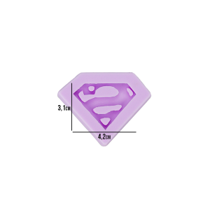 MOLDE EM SILICONE SUPER HEROI 1