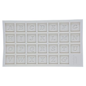 MOLDE ALFABETO NA CAIXA